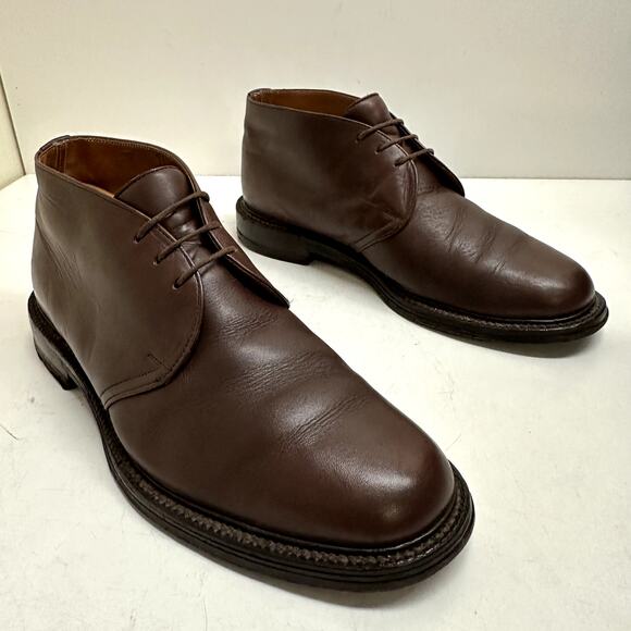 Loake Shoemakers x Cole Haan Brown Calf Chukka Boots Bench Made in England 8.5 - Picture 4 of 13